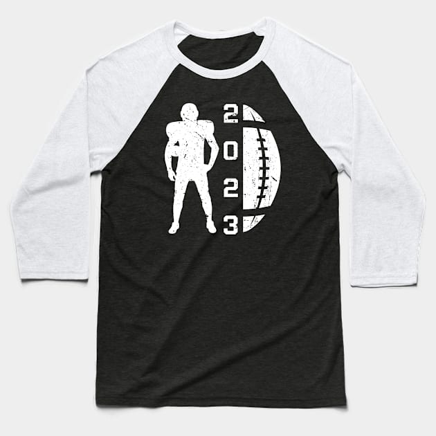 Football Baseball T-Shirt by M.Y